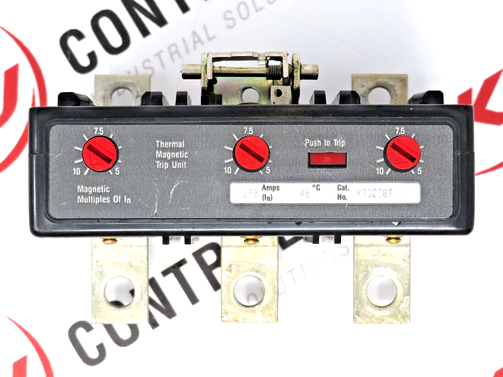 Westinghouse KT3250T 250A Thermal Magnetic Circuit Breaker Accessory Trip Unit