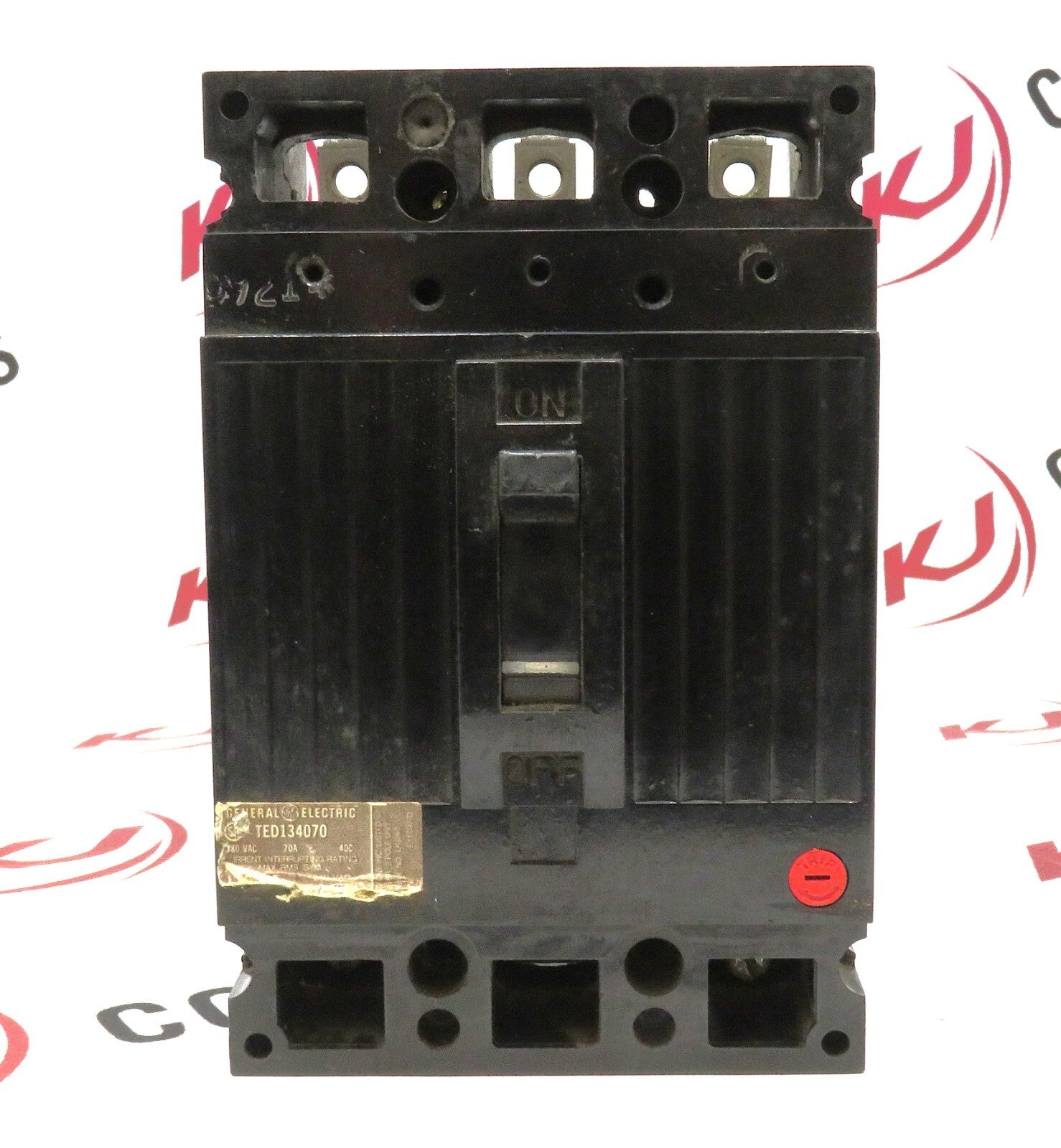 General Electric TED134070 Circuit Breaker 3-Pole 70A 480V AC 600V AC 500V DC1