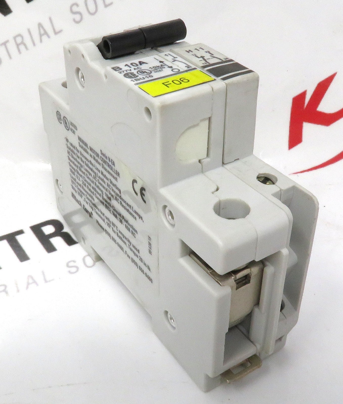 ABL Sursum 1BU10 10A 1P 277V Circuit Breaker w/ H11 Aux Switch DIN Mount0