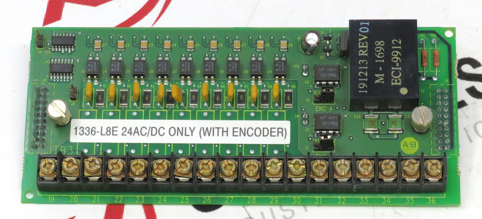 Allen-Bradley 1336-L8E 24V AC/DC Control Interface Board With Encoder0