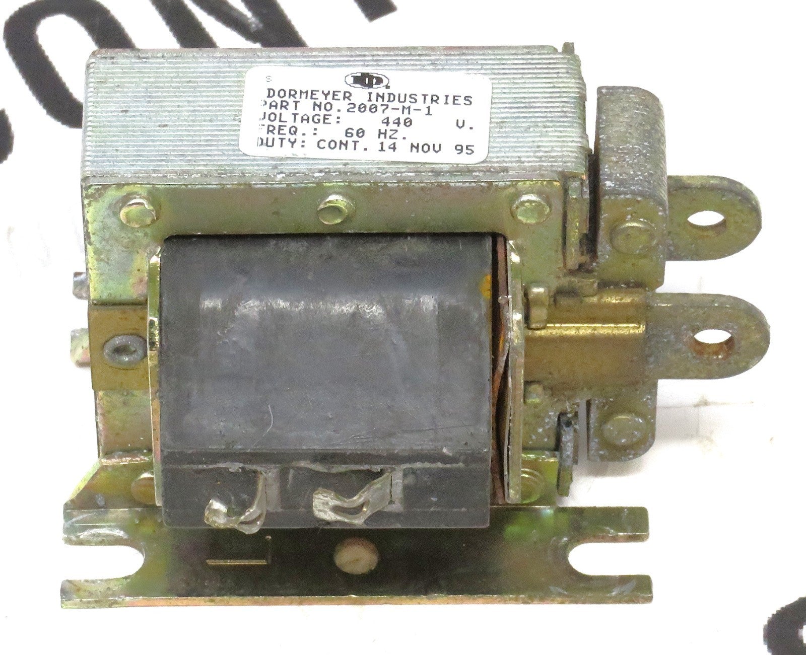 Dormeyer 2007-M-1 Laminated Solenoid Coil 440V 60Hz Continuous Duty0
