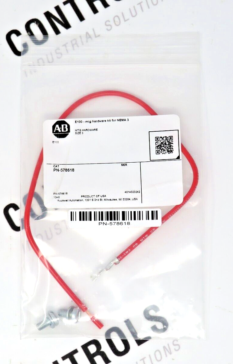 Allen-Bradley PN-578618 E100 MRG Hardware Kit for NEMA 3 Applications