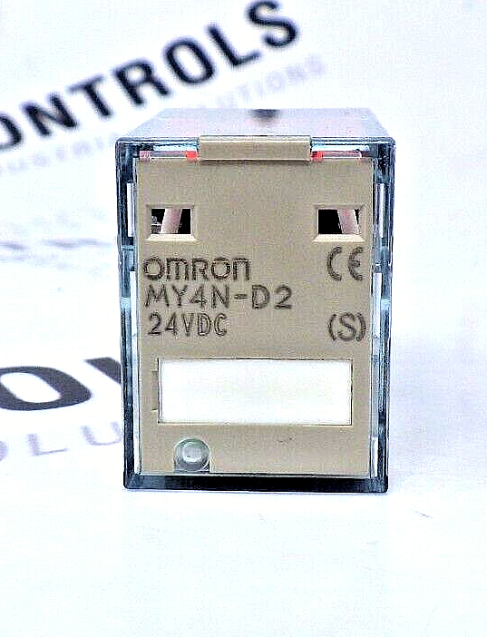 Omron MY4N-D2-24VDC 4PDT 24V DC 3A Relay with LED and Surge Protection