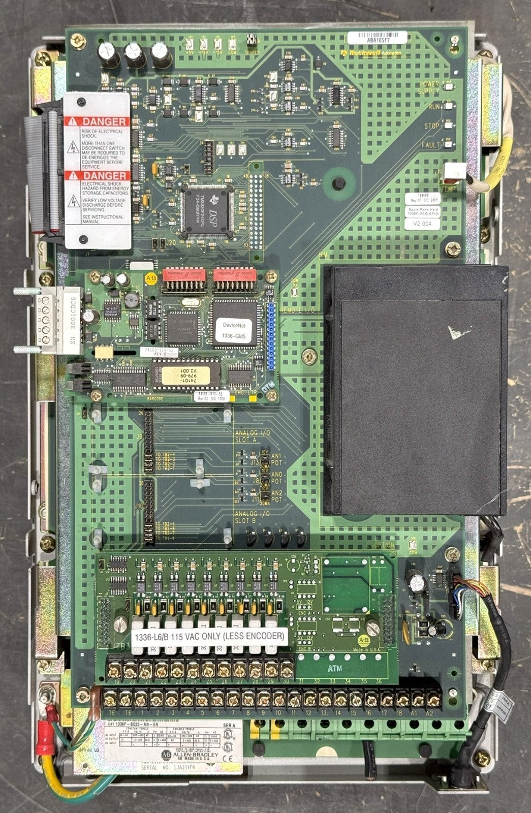 Allen-Bradley 1336F-B025-AN-EN 1336 PLUS II 25HP 480V Variable Frequency Drive0