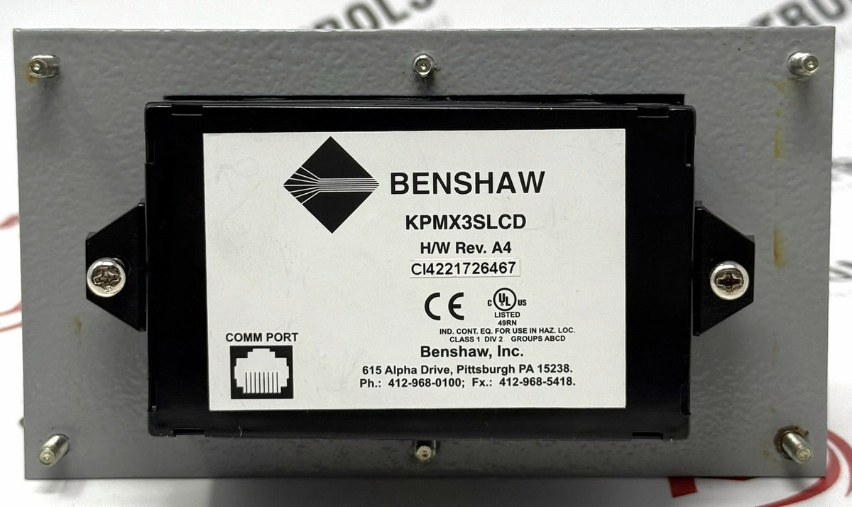Benshaw KPMX3SLCD LCD Remote Soft Starter Keypad Display1