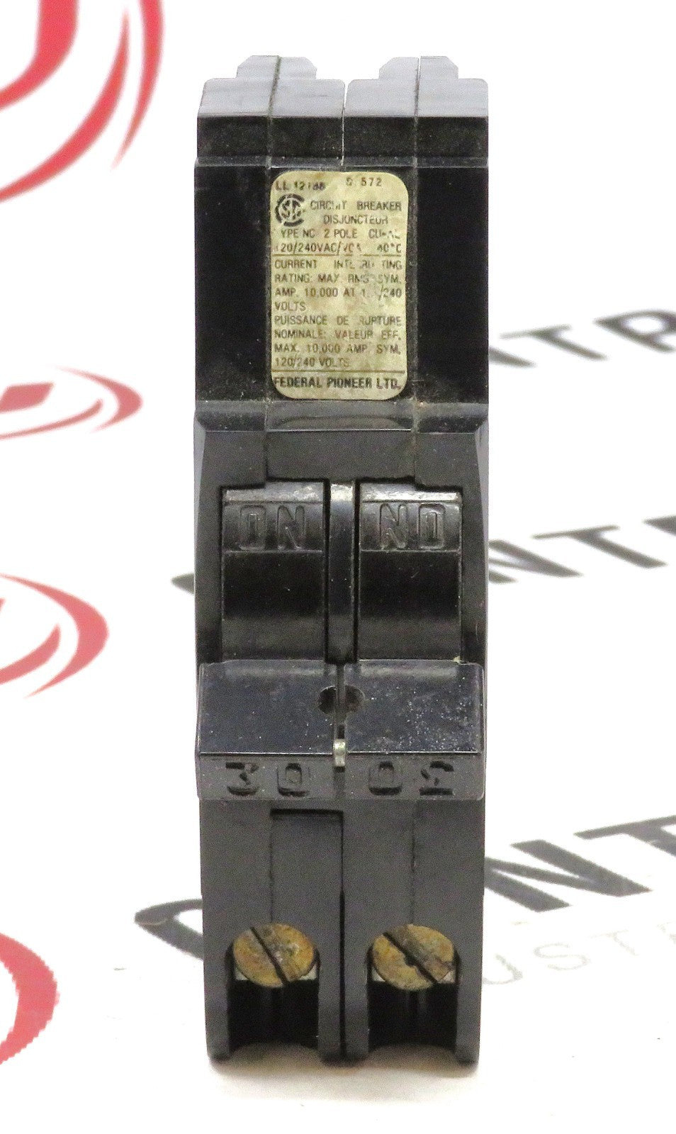 Schneider Electric Federal Pioneer NC230 2-Pole 30A Stab-Lok Breaker 120/240V NC0