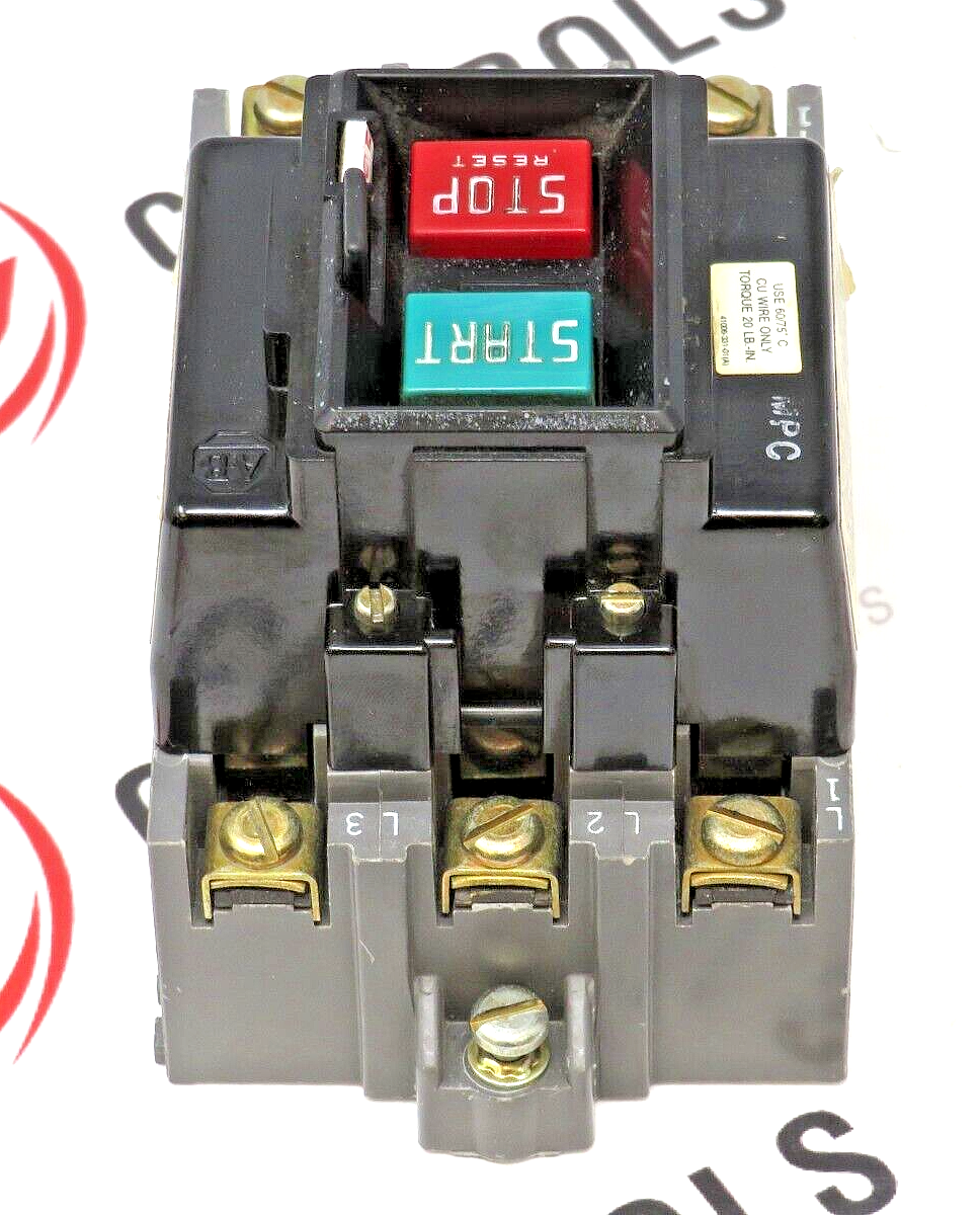 Allen-Bradley 609-AOW Manual Starting Switch 3-Phase Push Button Station