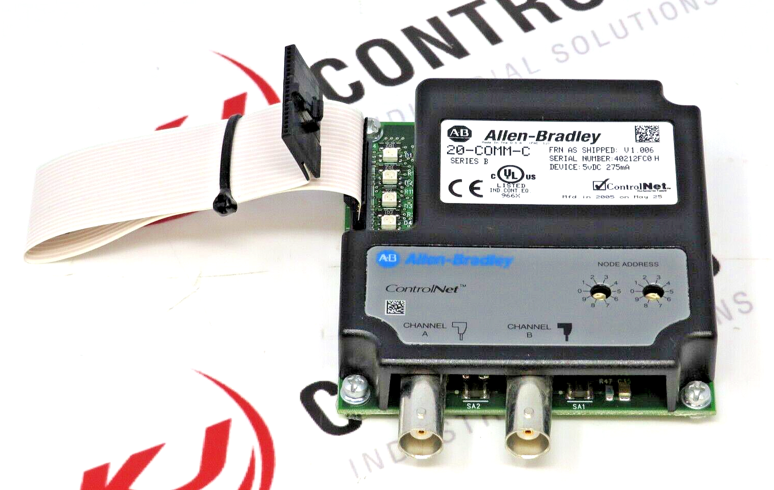 Allen-Bradley 20-COMM-C, Series A/B, ControlNet Communication Adapter
