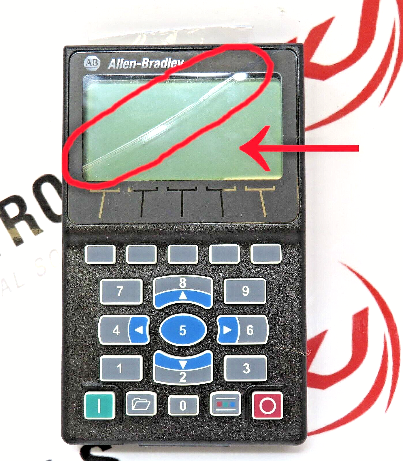 Allen-Bradley 20-HIM-A6 Enhanced LCD HIM With Numeric Keypad (Scratched Screen)