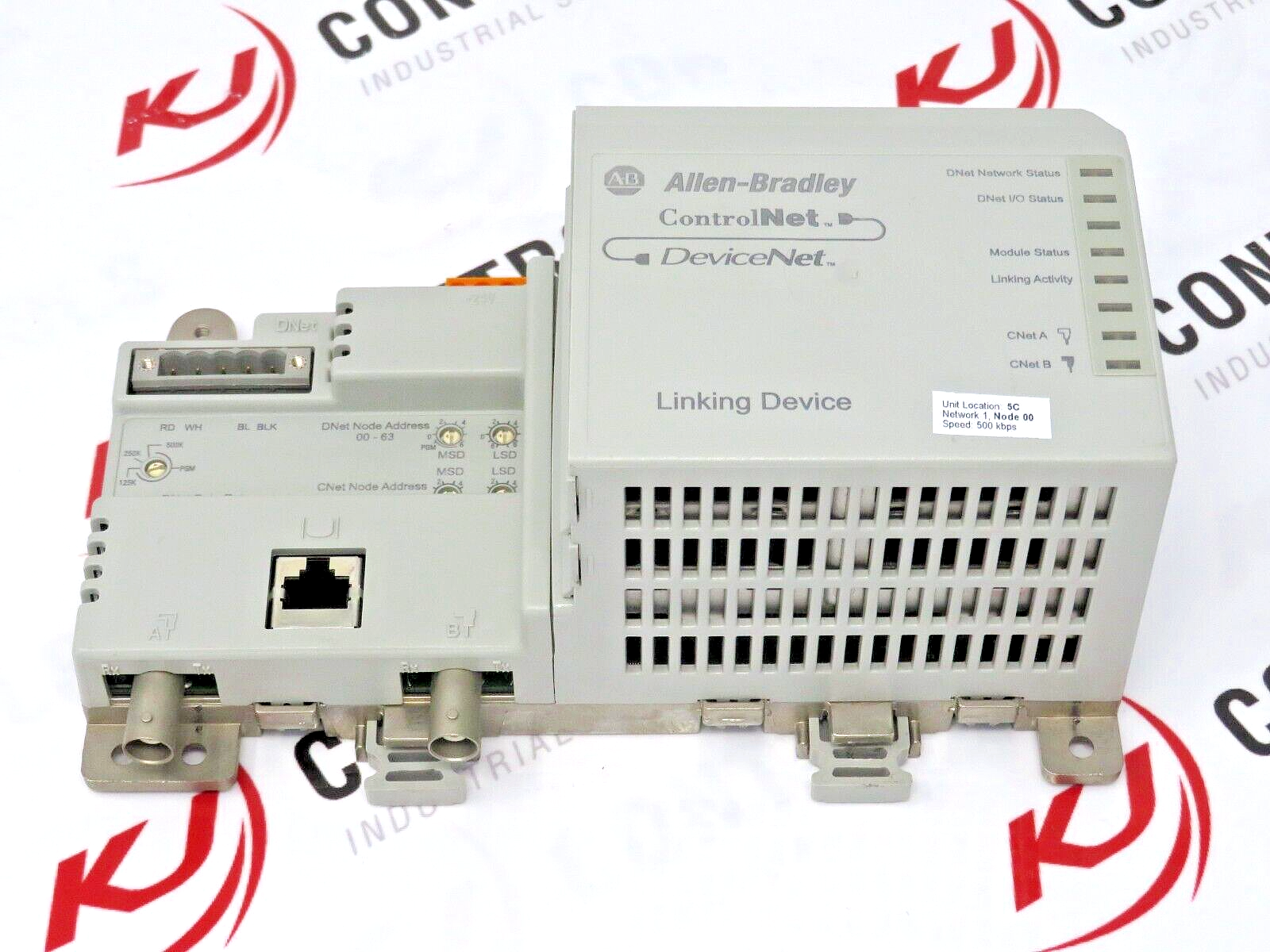 Allen-Bradley 1788-CN2DN/A ControlNet To DeviceNet Linking Device Comm. Adapter