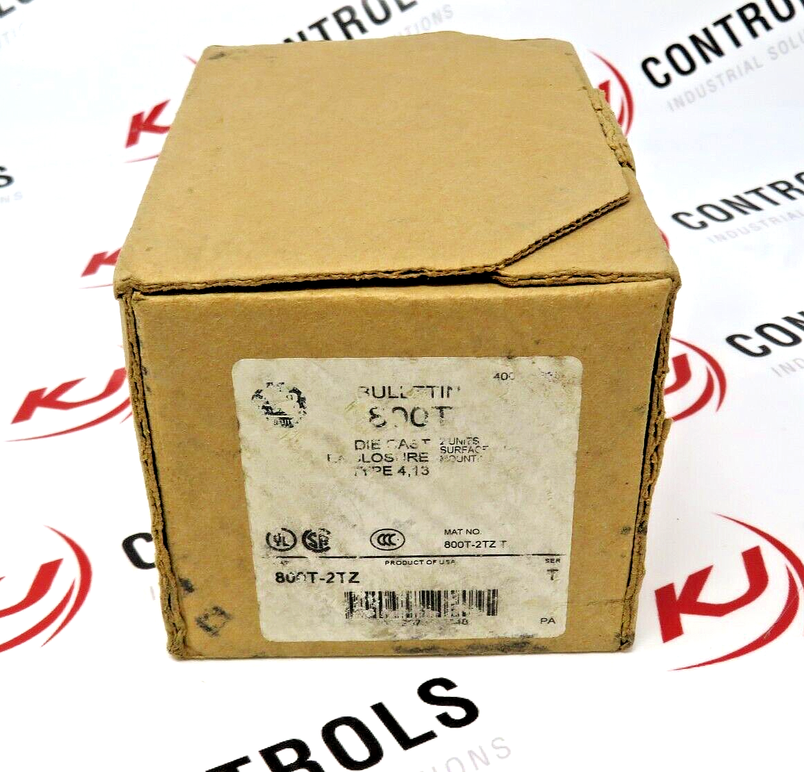 Allen-Bradley 800T-2TZ Die Cast Aluminum Enclosure Type 4,13 2-Hole 30MM Opening