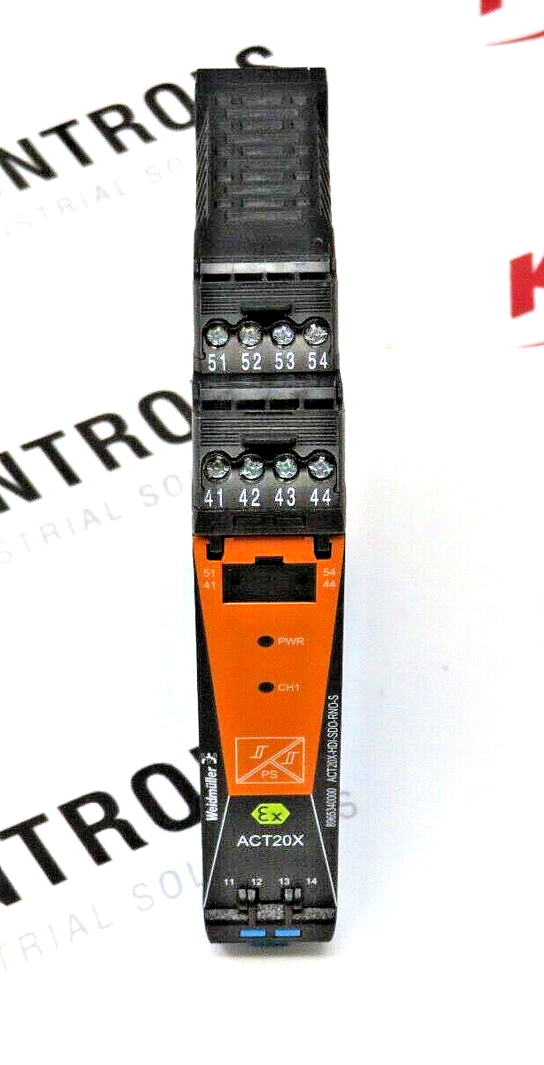 Weidmuller ACT20X-HDI-SDO-RNO-S 8965340000 1-CHNL. EX Signal Isolating Converter