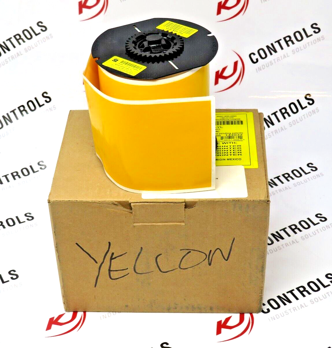 Brady B30C-4000-595-YL Yellow 4IN. Indoor/Outdoor Vinyl Label (Length Unknown)