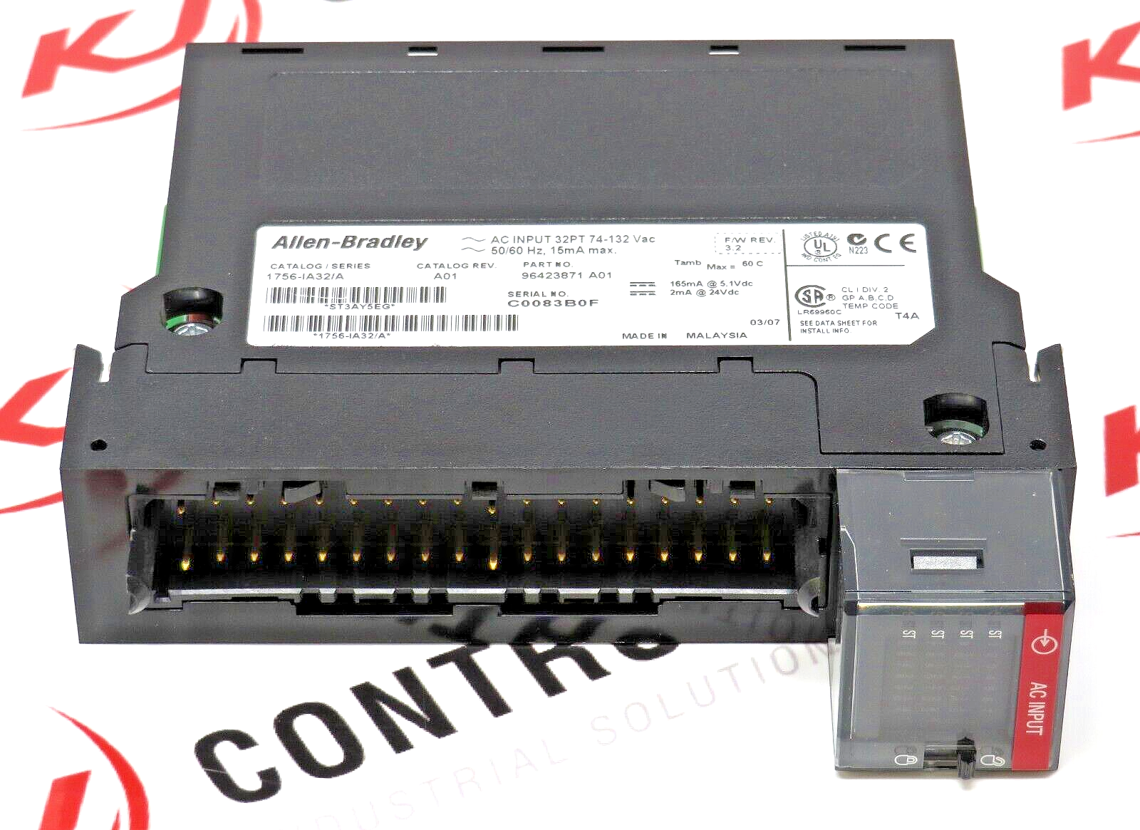 Allen-Bradley 1756-IA32 ControlLogix 32-Discrete Input Channels 120V AC Module
