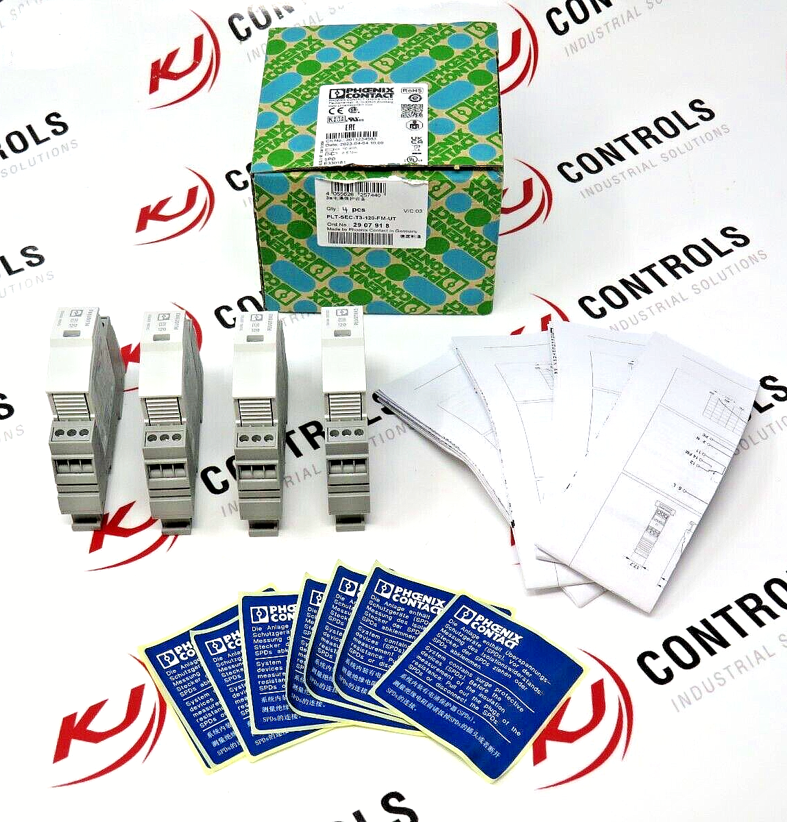 Phoenix Contact PLT-SEC-T3-120-FM-UT Type 2/3 Surge Protection Device Partial BX