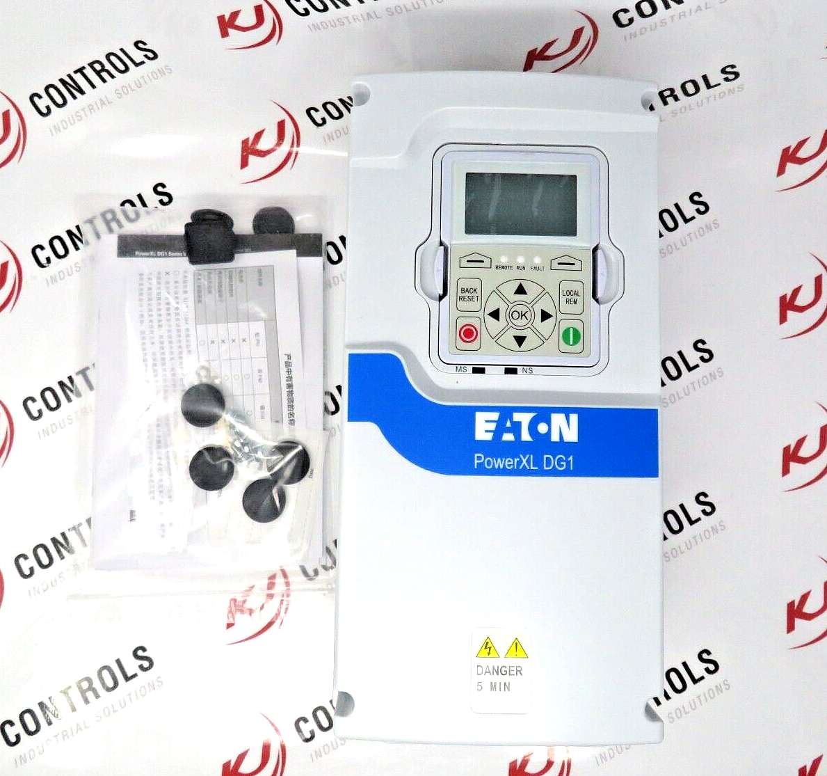 Eaton DG1-342D2FB-C21C Variable Frequency Drive 480VAC 1HP Max 2.2A NEMA1 3PH