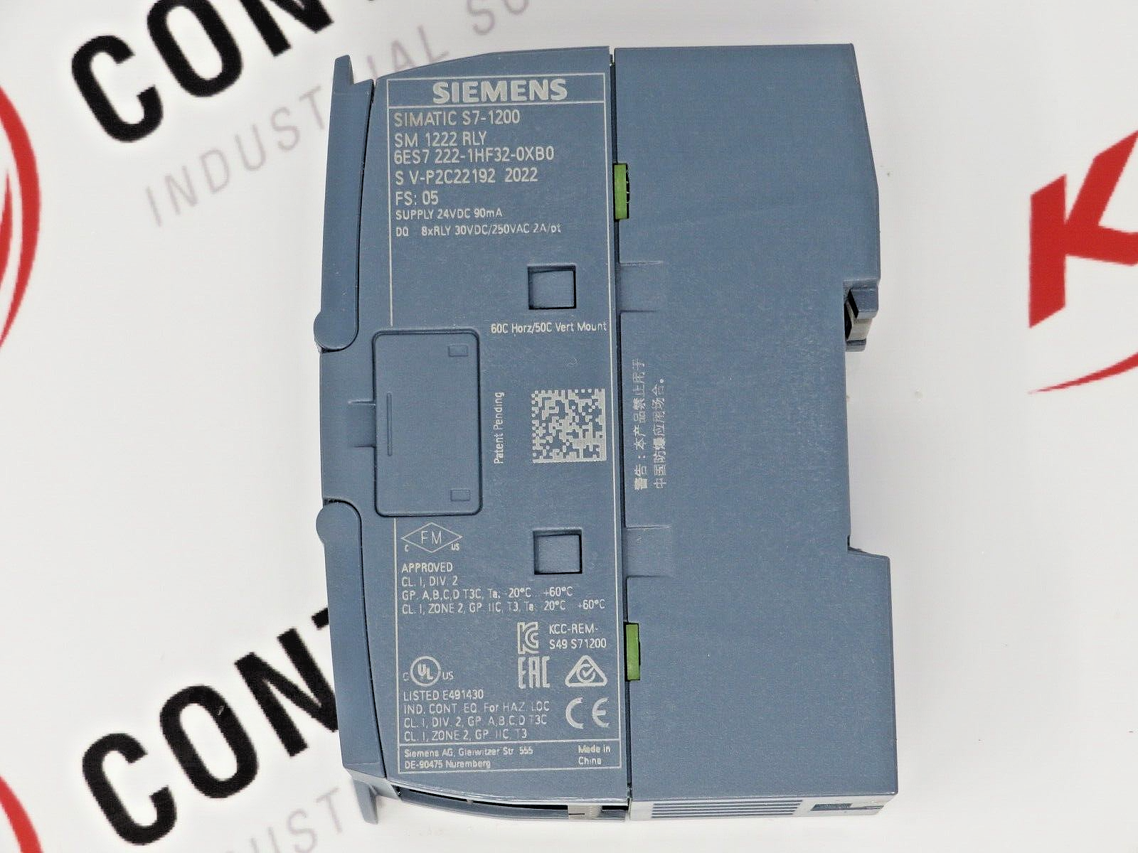 Siemens Simatic S7-1200 6ES7222-1HF32-0XB0 PLC Digital I/O-Module DQ 8 X Relay