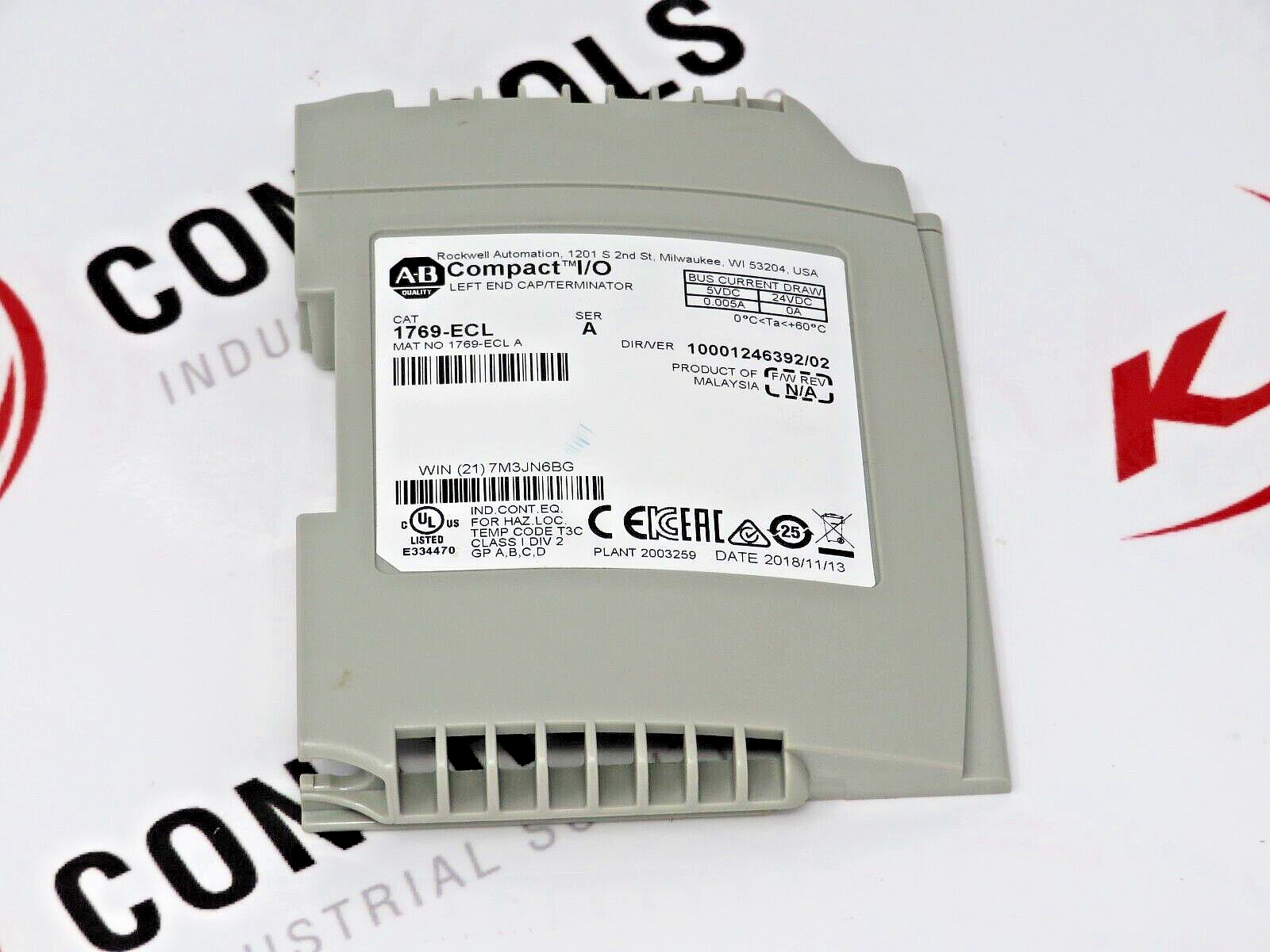 Allen-Bradley 1769-ECL Compact I/O Left End Cap/Terminator