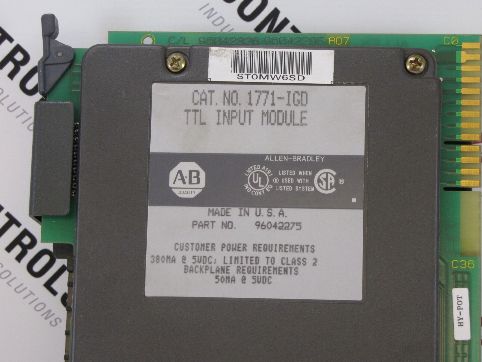 Allen-Bradley 1771-IGD TTL Input Module 16-Input