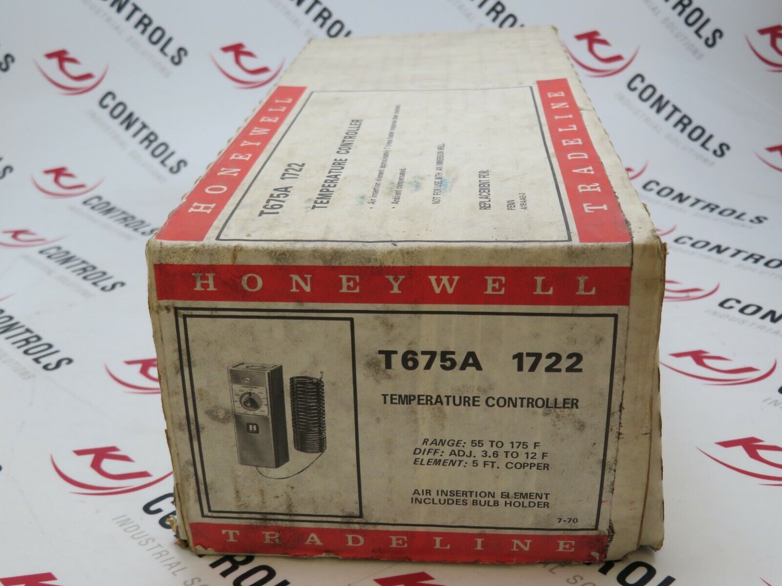 Honeywell T675A-1722 Temperature Controller 55-175F