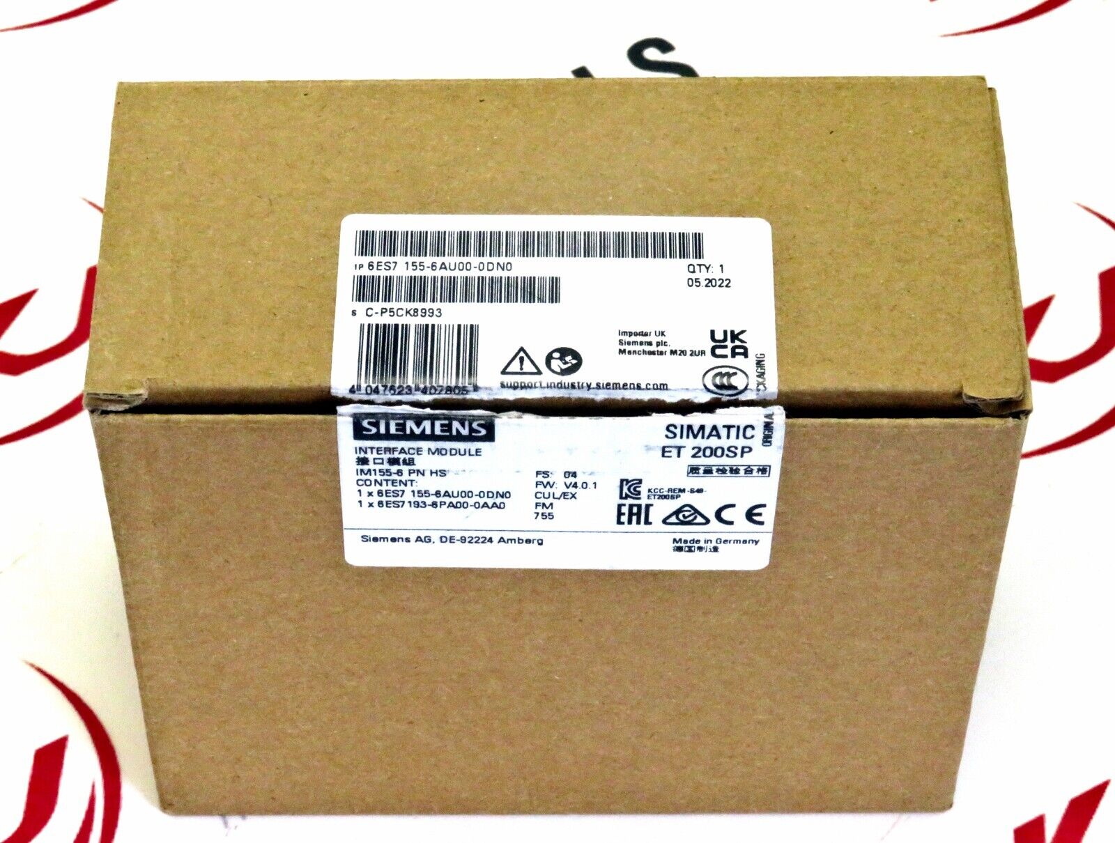 Siemens Interface Module 6ES7155-6AU00-0DN0 Simatic ET 200SP