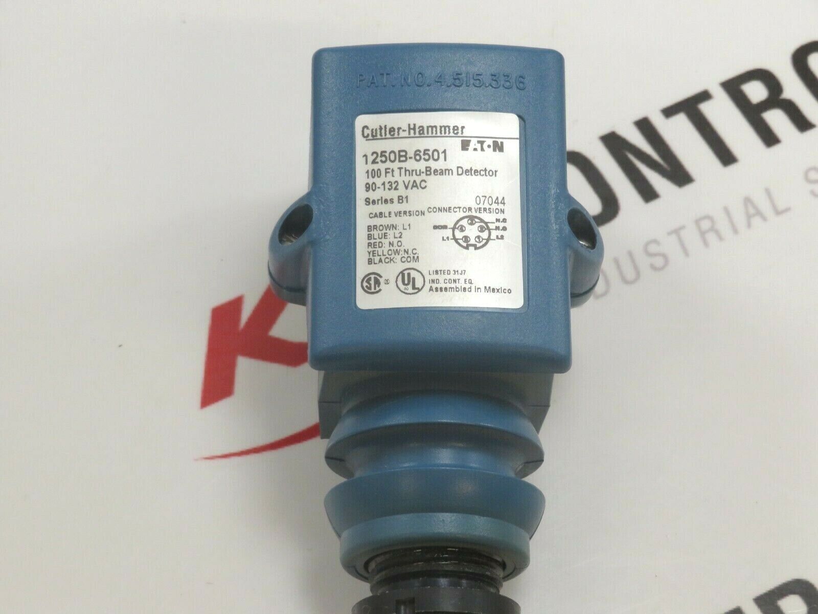 Eaton Cutler-Hammer 1250B-6501 Thru-Beam Photoelectric Sensor 100FT 115VAC
