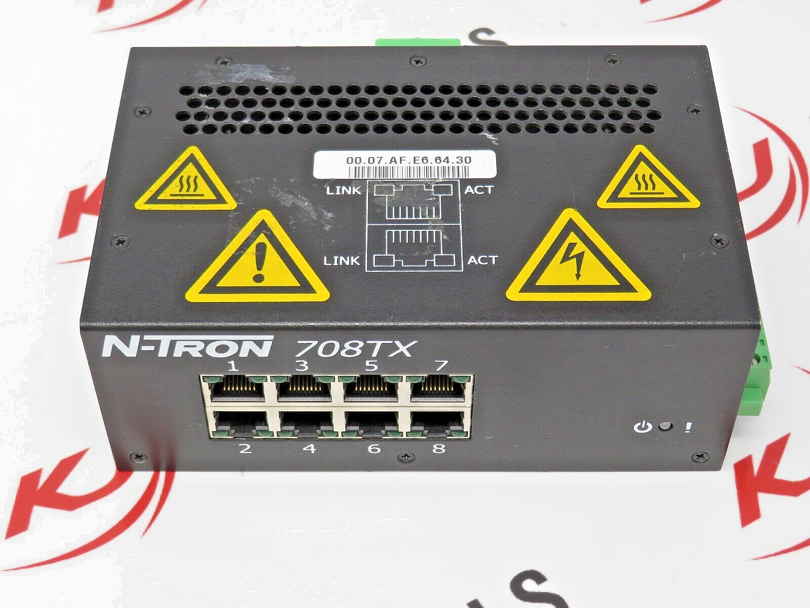 Red Lion Controls N-Tron 708TX 8-Port Industrial Fully-Managed Ethernet Switch