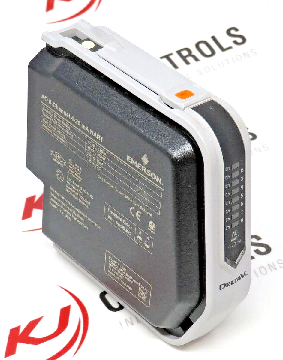 Emerson DeltaV KJ3221X1-BK1 S-Series AO 8-Ch Analog Output HART Module