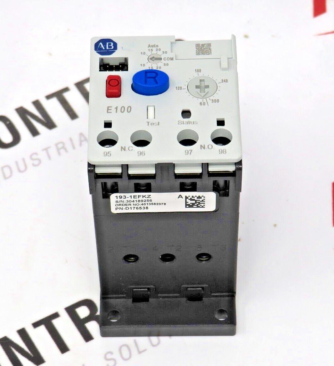 Allen-Bradley 193-1EFKZ E100 Overload Relay 60-300A 600V 50/60HZ