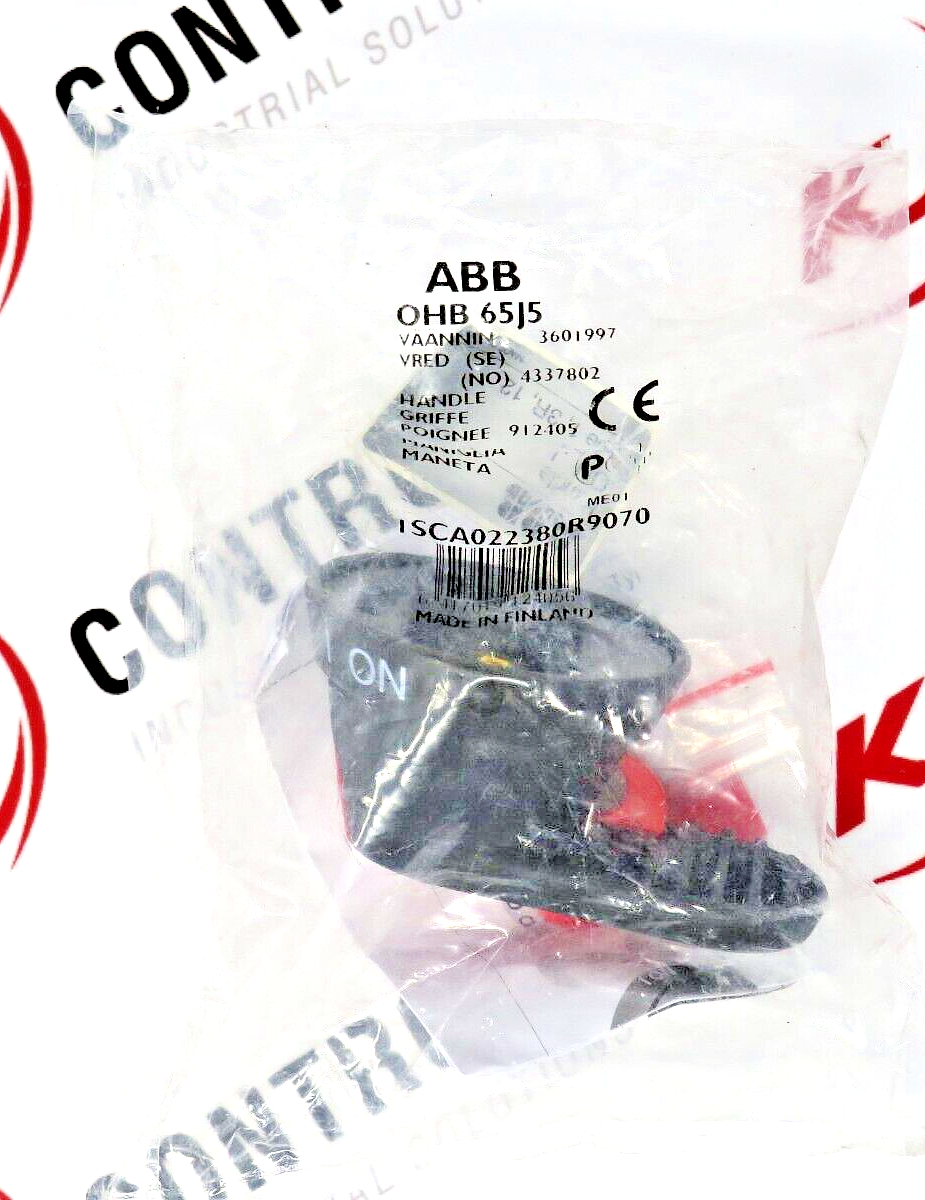ABB - Asea Brown Boveri OHB65J5 ON/OFF Pistol Handle Padlockable 1SCA022380R9070