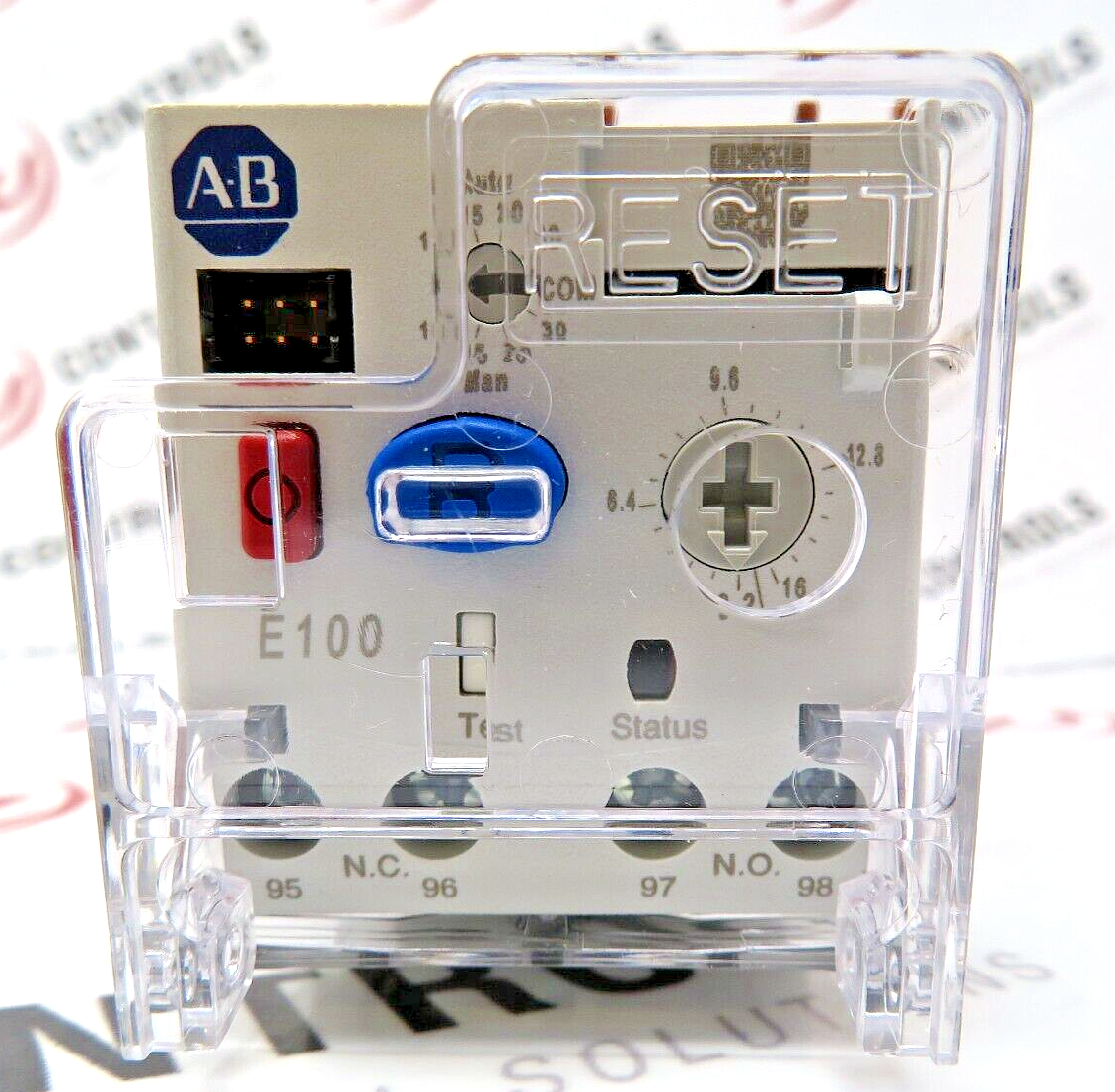 Allen-Bradley 592-1EFDC E100 Overload Relay 3.2-16A Trip Class 10/15/20/30 SER.A