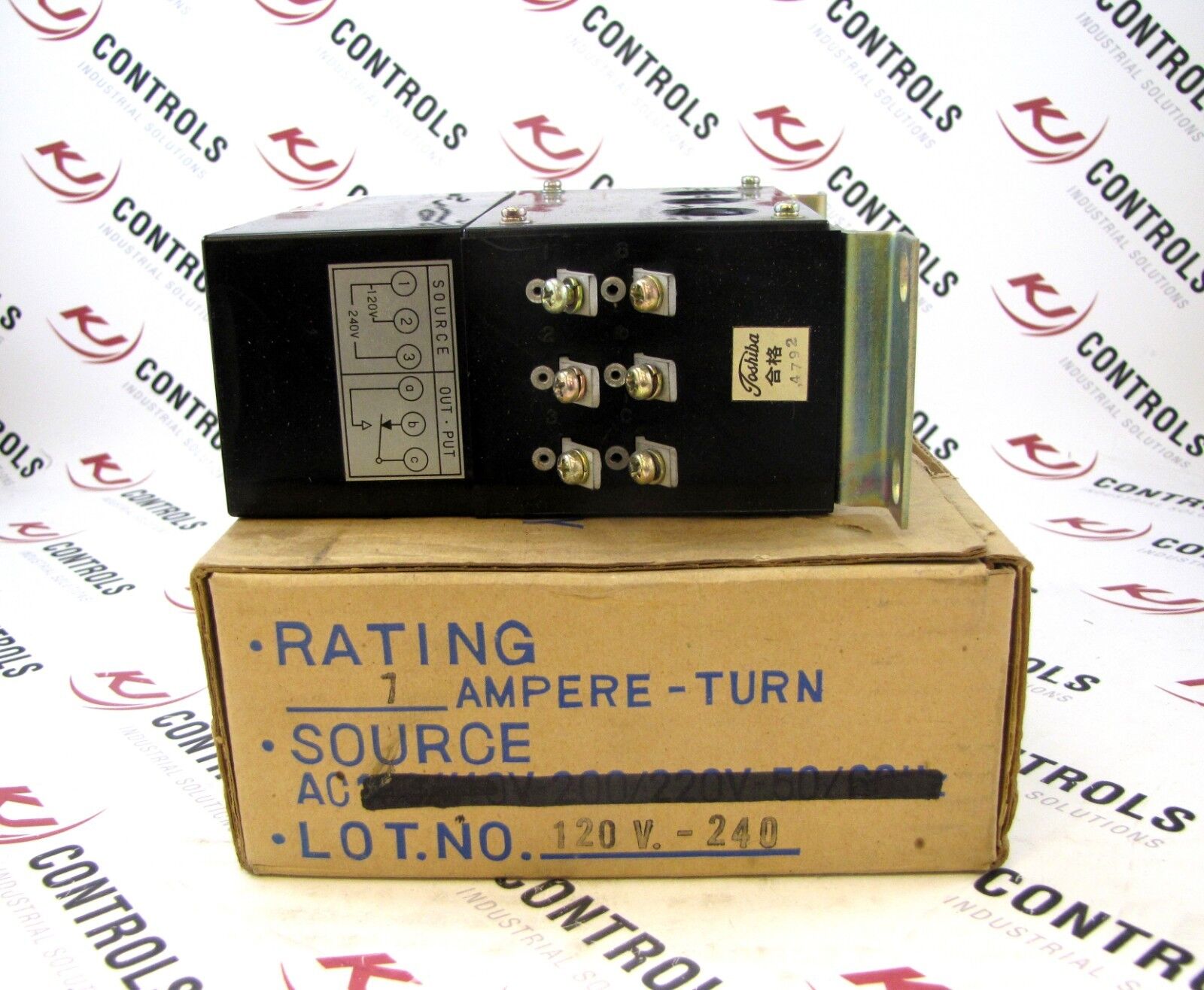 Toshiba RC800-HP1 Motor Protection Relay 7A 600VAC 50/60Hz 5-40SEC