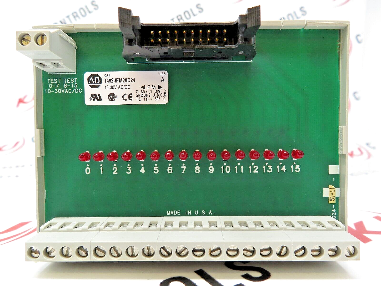 Allen-Bradley 1492-IFM20D24 Digital Interface Module With LED IND. 24 V AC/DC