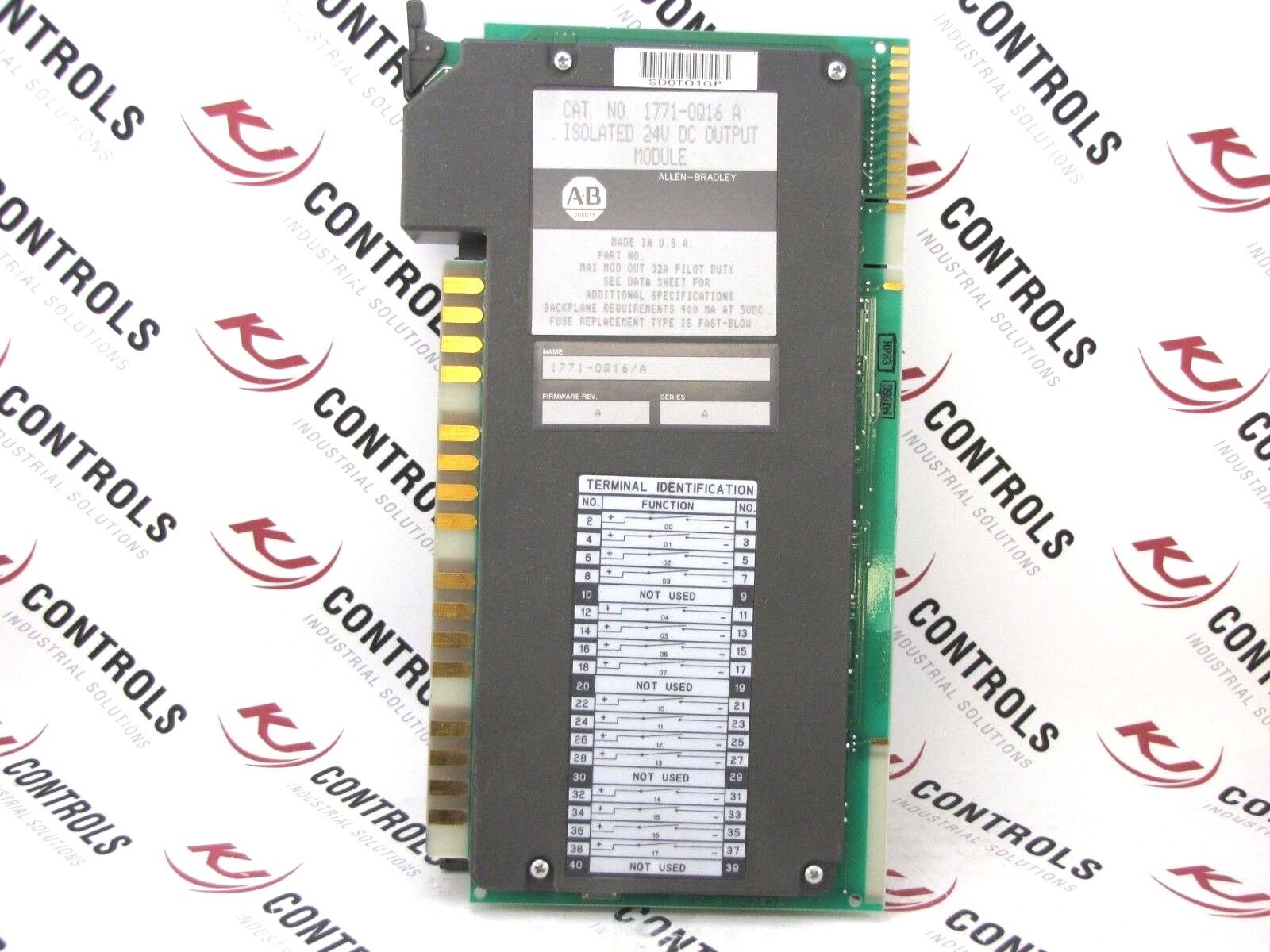 Allen-Bradley 1771-OQ16 Output Module Isolated 10-32VDC PLC-5 Series A