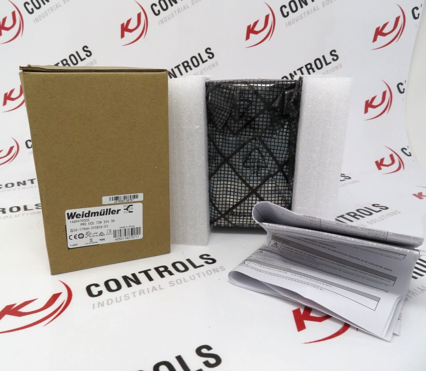 Weidmüller 1469470000 Switch Mode Power Supply Pro Eco 72W 24V 3A DIN Rail Mount