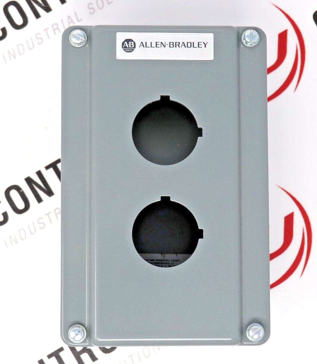 Allen-Bradley 800T-2TZ Die Cast Aluminum Enclosure Type 4,13 2-Hole 30MM Opening
