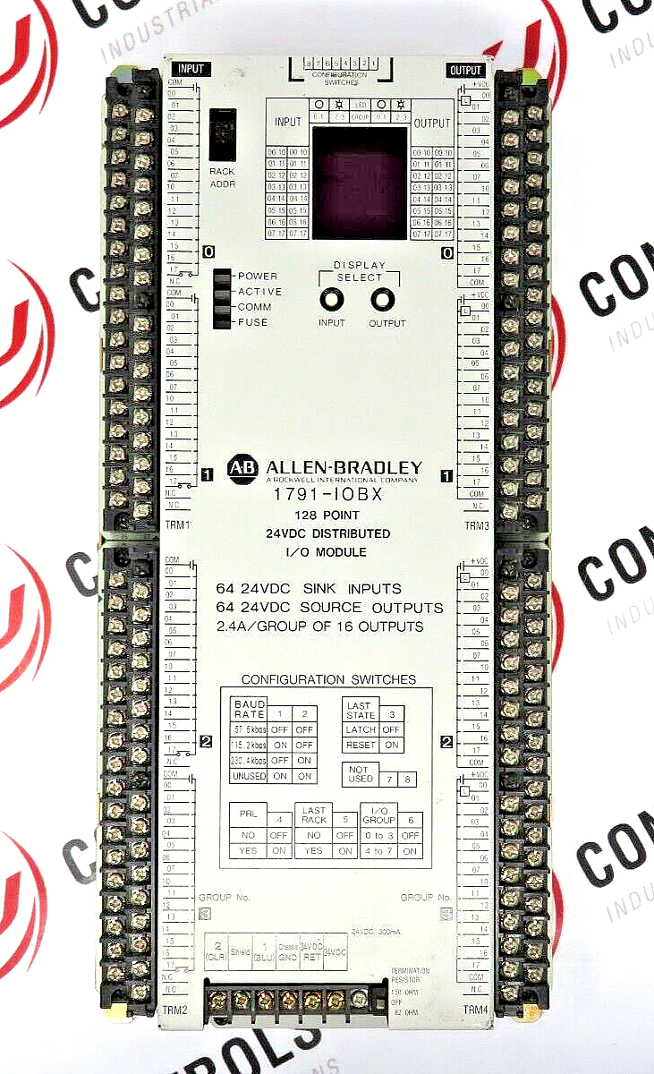 Allen Bradley 1791-IOBX 128-Point 24VDC Distributed I/O Module