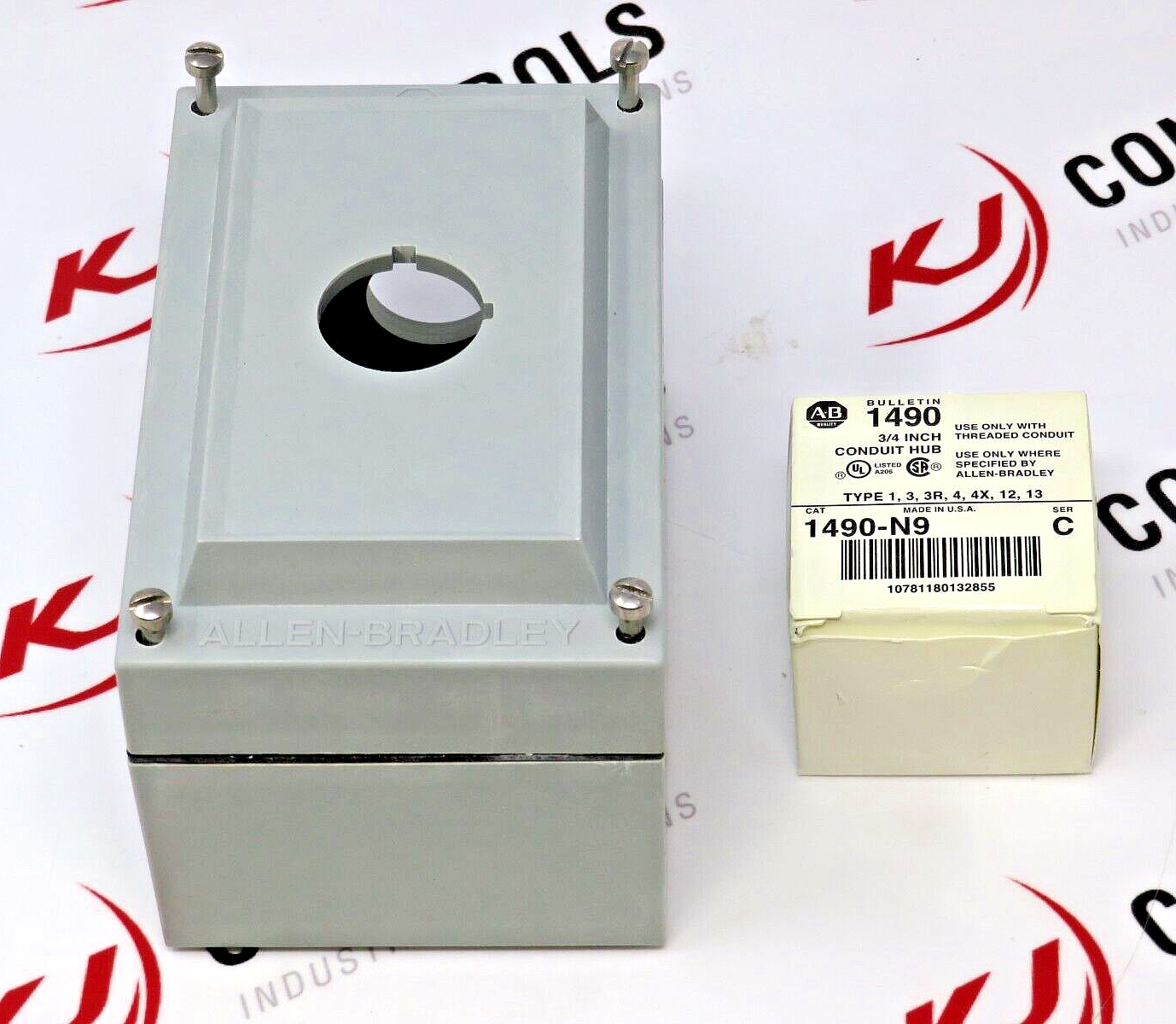 Allen-Bradley 800H-1HZ4R Push-Button Heavy Duty Enclosure Type 4, 4X, 13