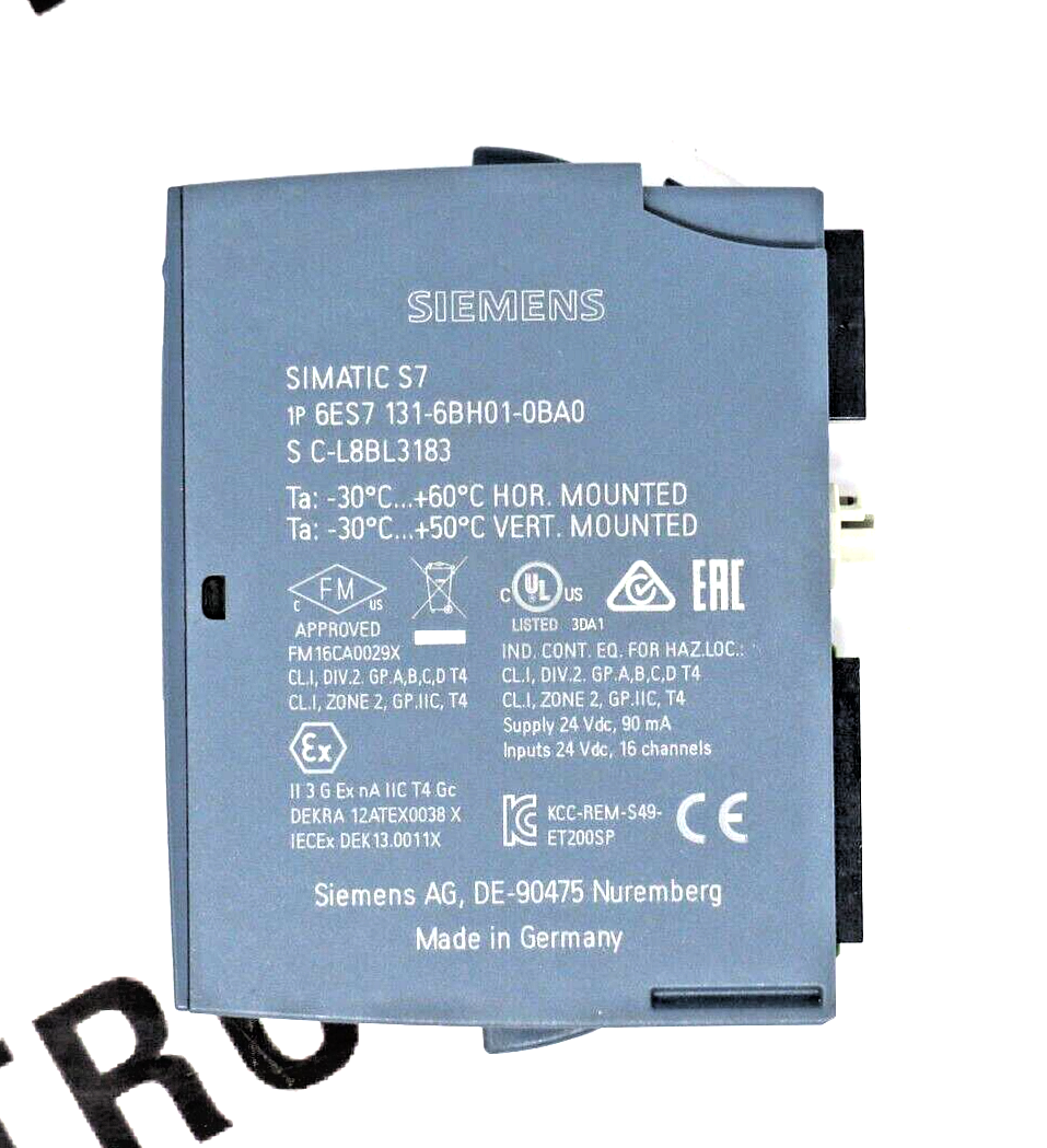 Siemens 6ES7131-6BH01-0BA0 SIMATIC ET 200SP Digital Input Module