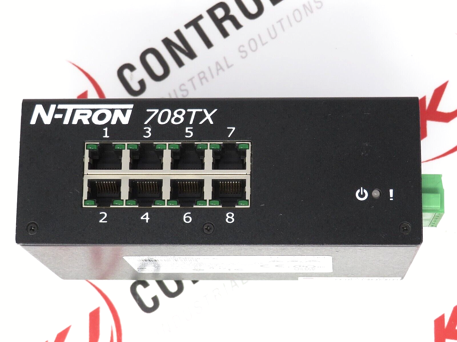 Red Lion Controls N-Tron 708TX 8-Port Industrial Fully-Managed Ethernet Switch