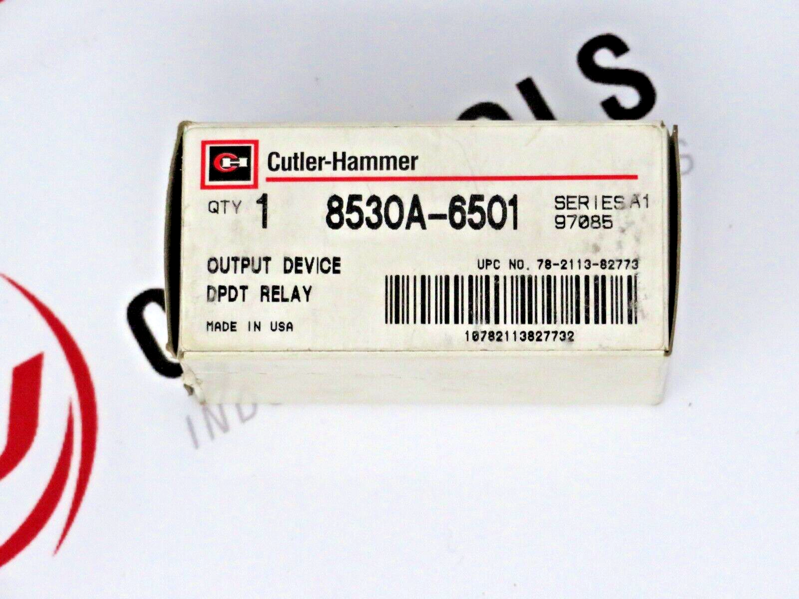 Eaton Cutler Hammer 8530A-6501 12VDC Relay