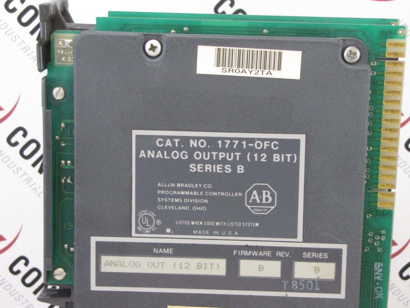 Allen-Bradley 1771-OFC Output Module Analog PLC-5 12-BIT 5/15VDC