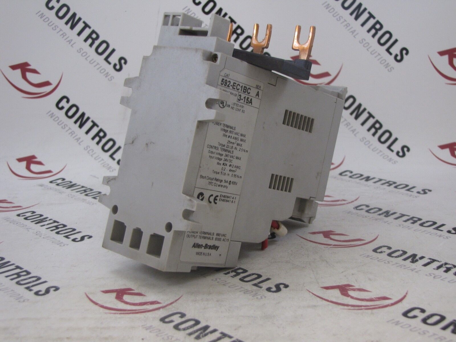 Allen-Bradley 592-EC1BC E3-Plus Electronic Overload Protection Relay 3-15A