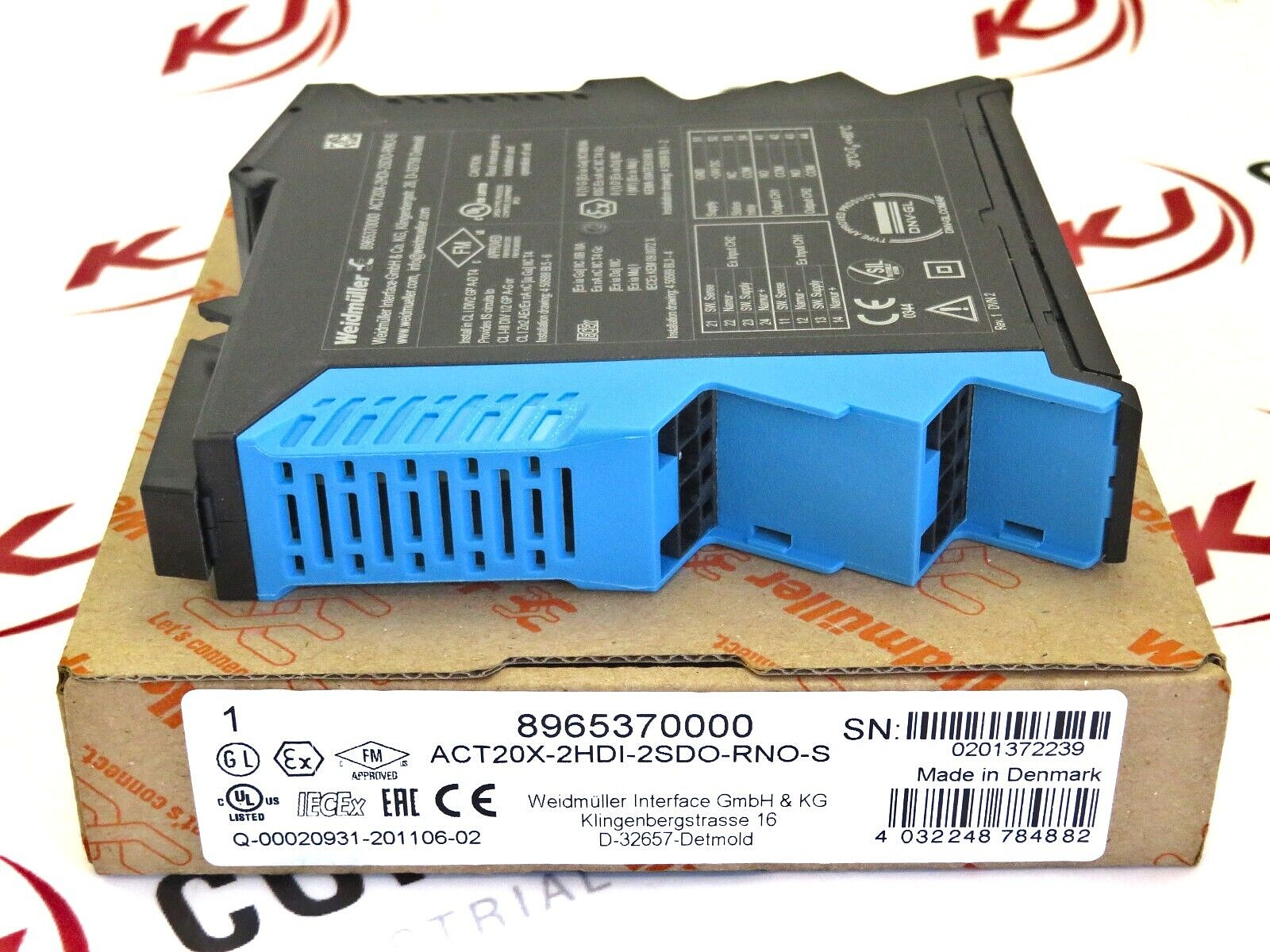 Weidmuller 8965370000 ACT20X-2HDI-2SDO-RNO-S Signal Conditioner