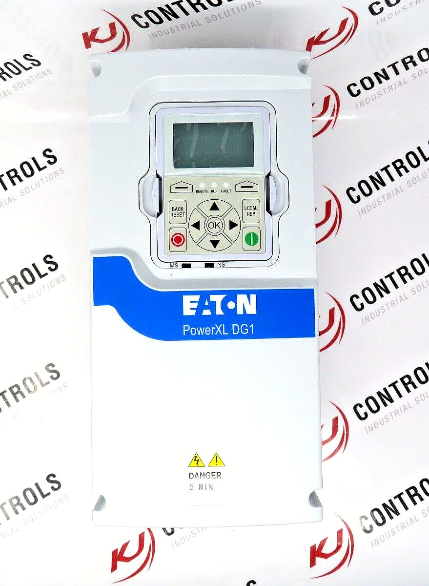 Eaton DG1-342D2FB-C21C Variable Frequency Drive 480VAC 1HP Max 2.2A NEMA1 3PH