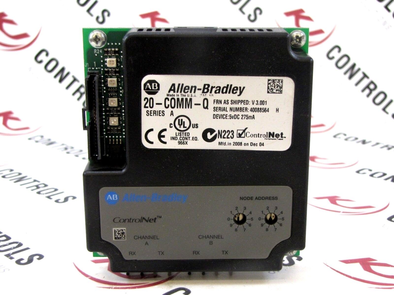 Allen-Bradley 20-COMM-Q PowerFlex ControlNet Fiber Optic Adapter