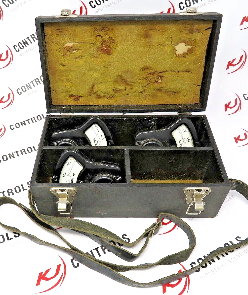 Crompton Parkinson Vintage AC/DC Amperes Tong Tester Kit With Wooden Travel Case