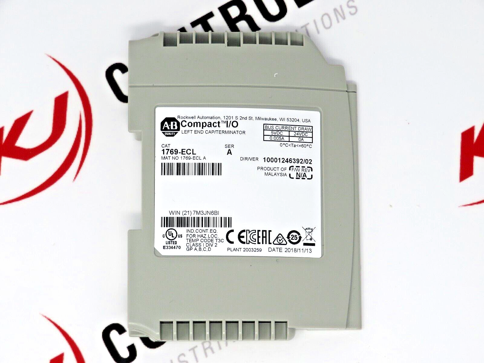 Allen-Bradley 1769-ECL Compact I/O Left End Cap/Terminator