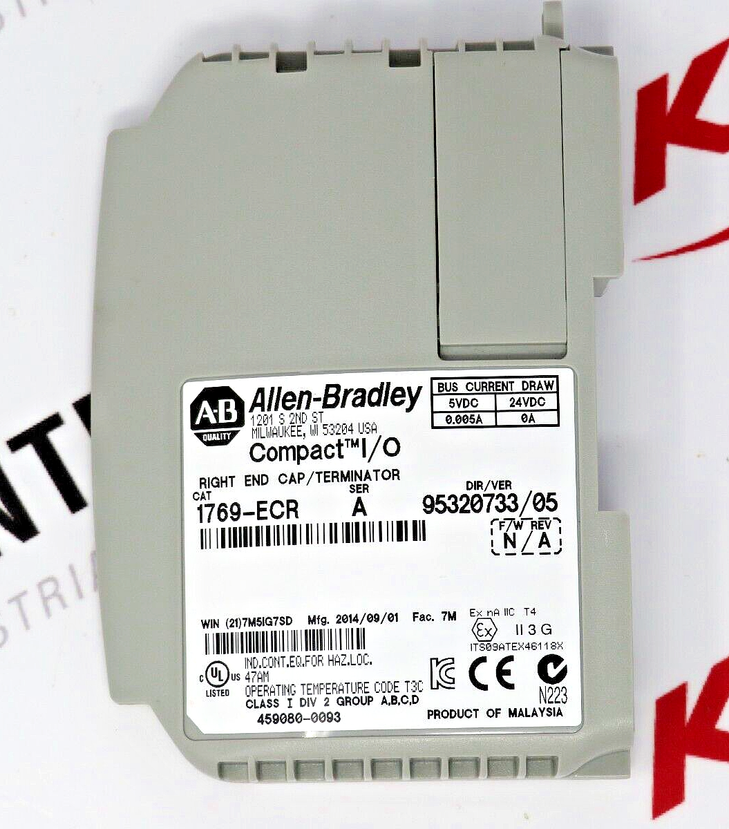 Allen-Bradley 1769-ECR Series A Compact I/O Right End Cap/Terminator