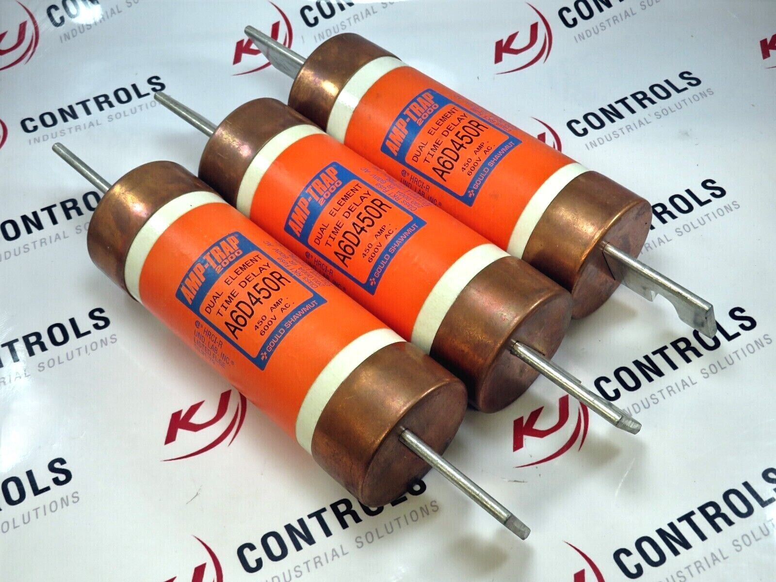 Gould Shawmut A6D450R Fuse Class-RK1 Time Delay 450A 600V *Lot of 3*